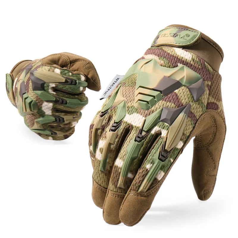 Tactical Combat Resistant Full Finger Men's Gloves