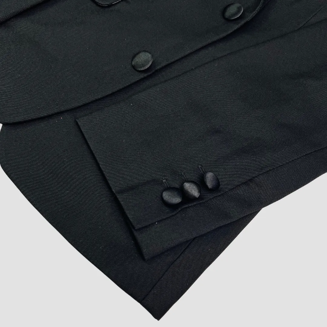 Tuxedo Suit Jacket | Black