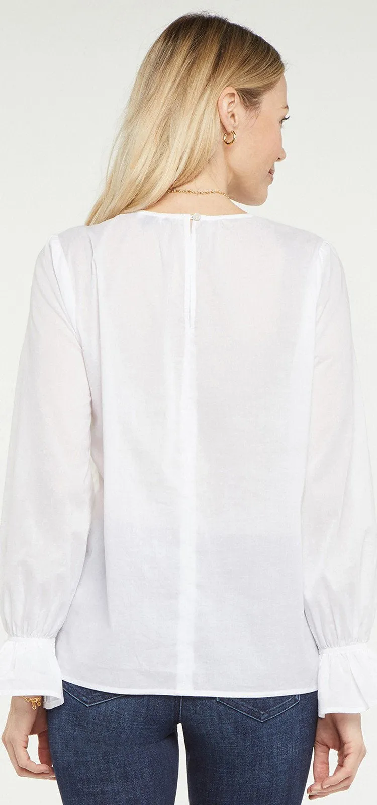 Victoria Blouse Wit | Optic White