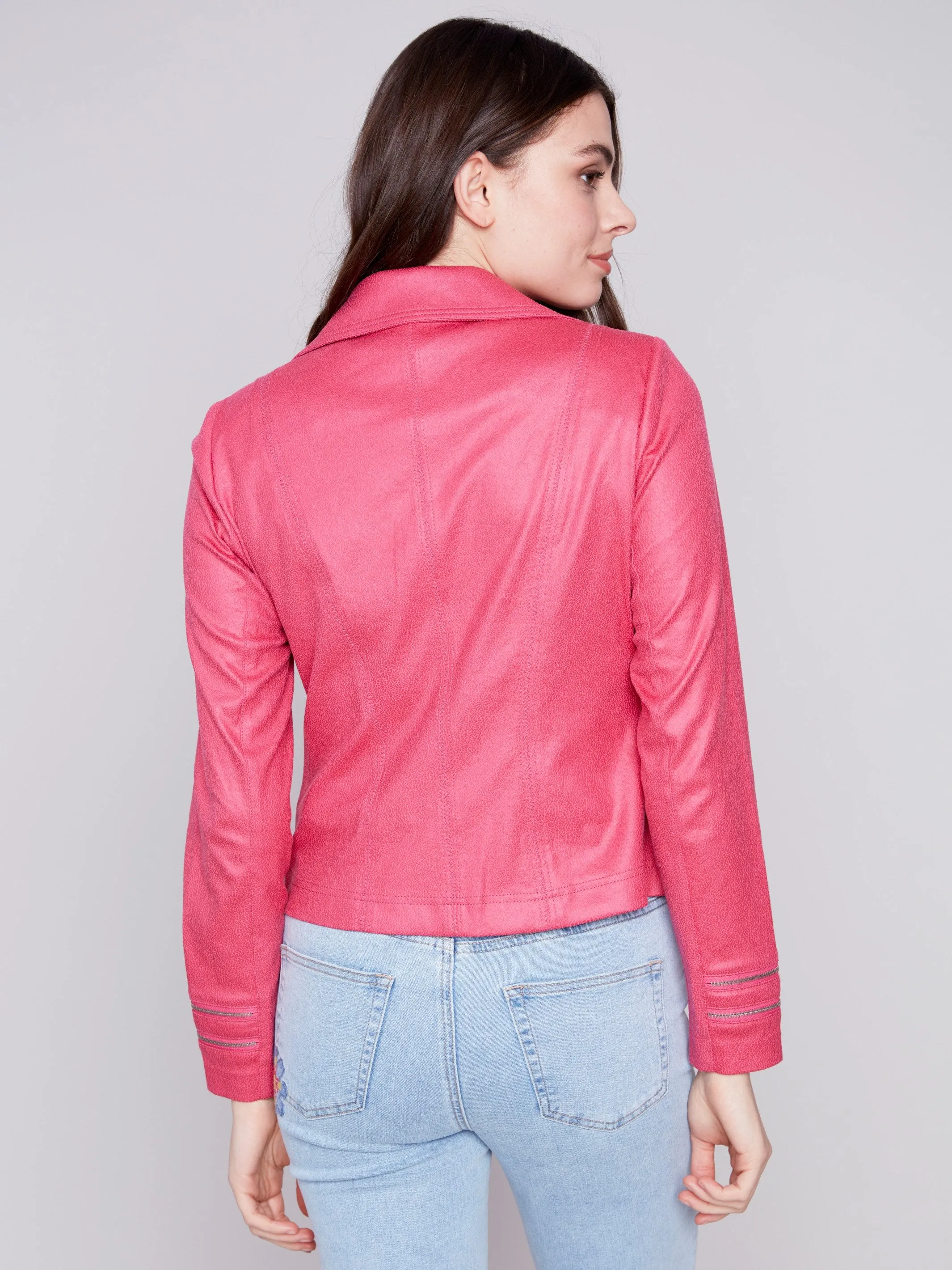 Vintage Faux Leather Jacket - Punch