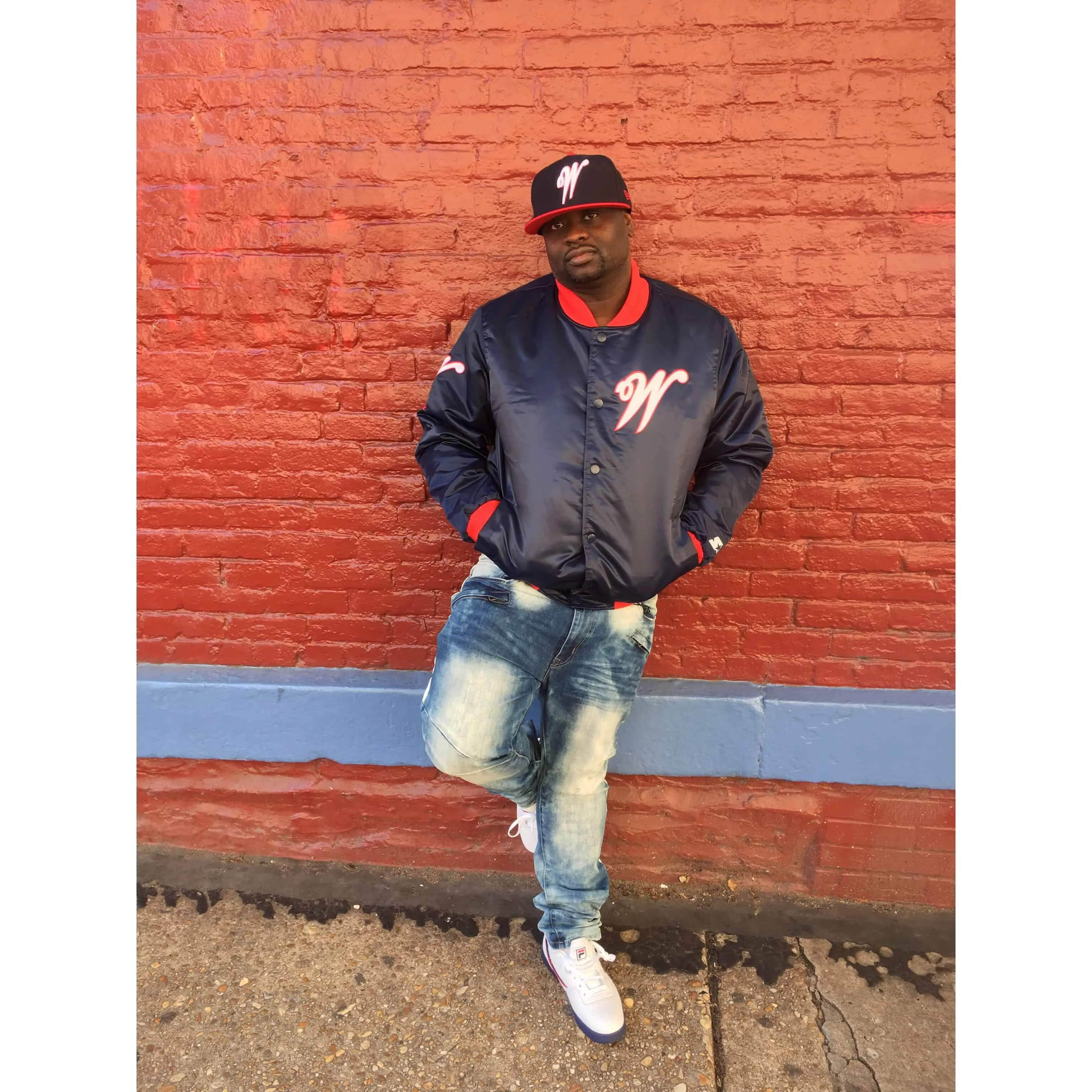 Walter's Clothing Starter Jacket | Navy/Red/White