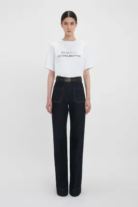 'Who The F*** Is Victoria Beckham' Slogan T-Shirt In White